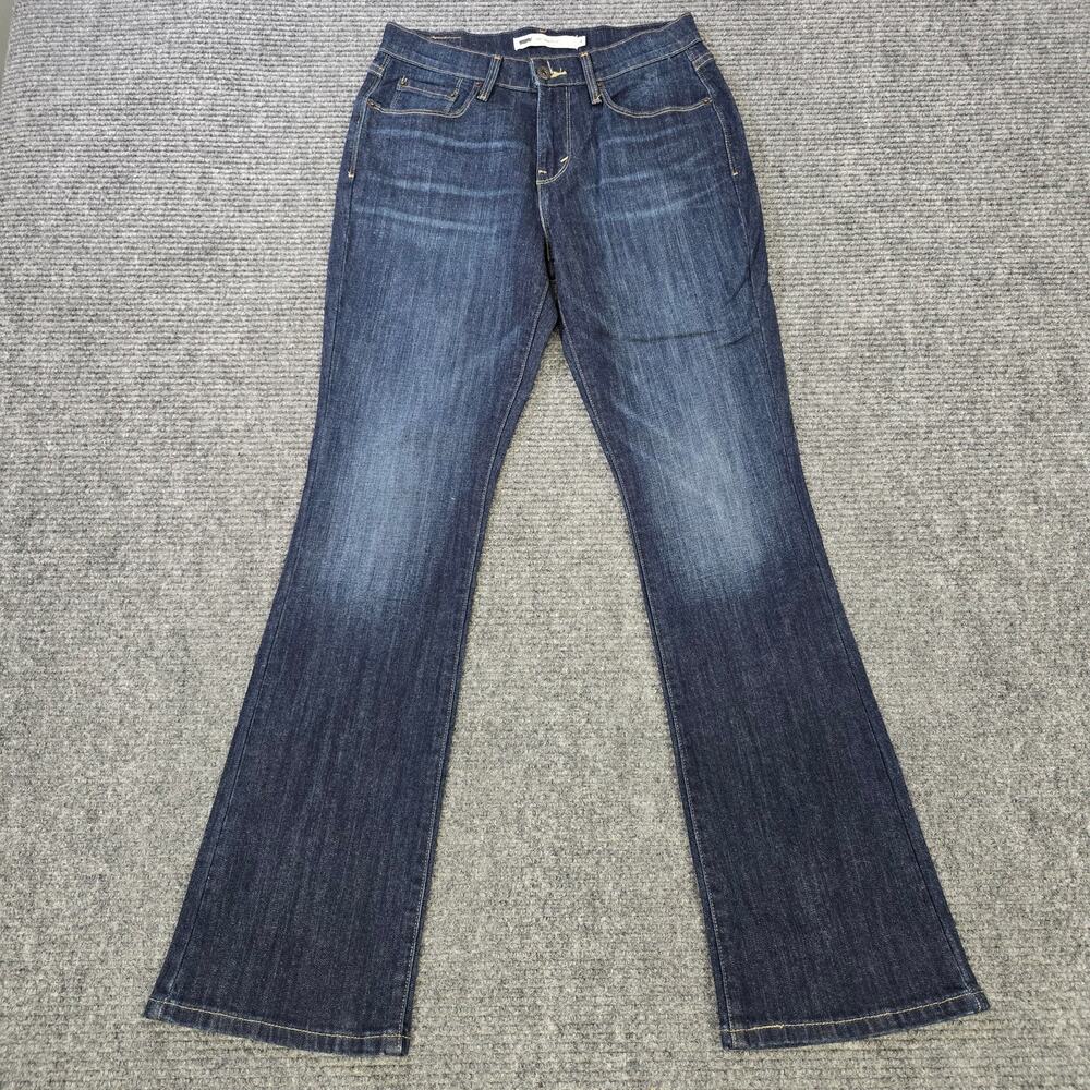 Levi's 515 Jeans Womens 27x32 Blue Bootcut Dark Wash Size 4